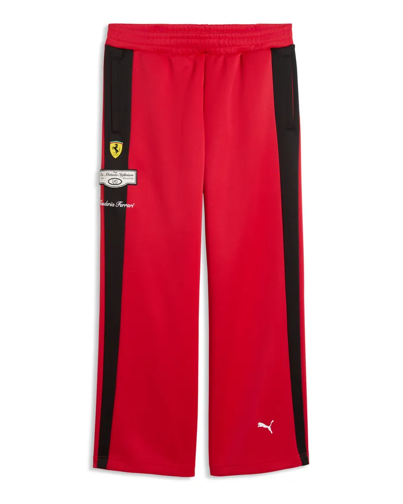 Puma Pantaloni sportivi Ferrari T7 da uomo, Accessori, Rosso Red
