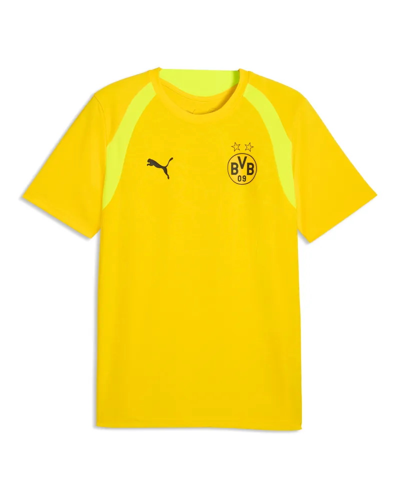Puma Maglia da training aderente Borussia Dortmund da uomo, Accessori, Giallo Yellow