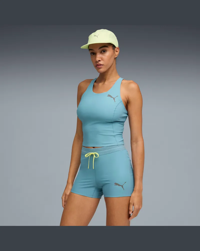 Puma Canotta da running Lightspeed da donna, Abbigliamento, Blu Blue