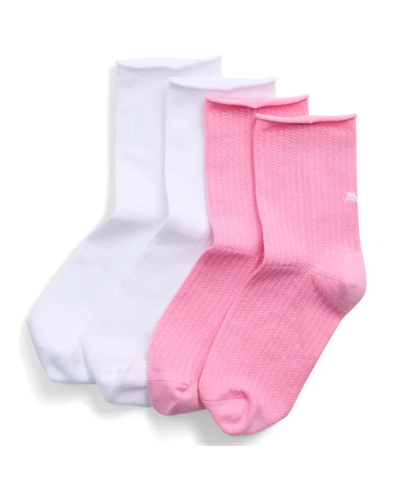 Puma Calze corte  da donna (confezione da 2), Abbigliamento, Rosa Pink