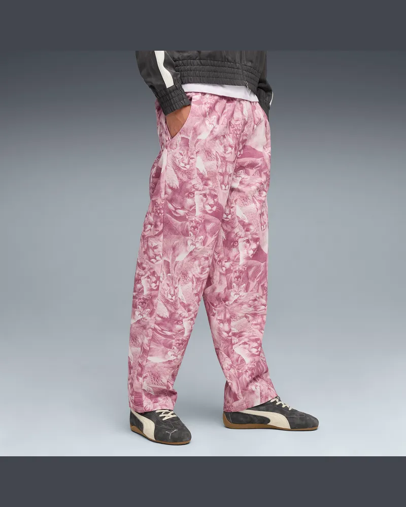 Puma Pantaloni con stampa integrale Special Items da uomo, Abbigliamento, Rosa Pink