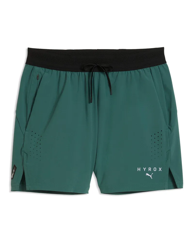 Puma Shorts  x HYROX PWRMODE 5" da uomo, Accessori, Verde Green