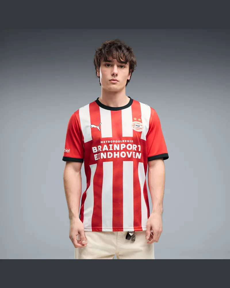 Puma Maglia gara Home PSV Eindhoven 26/27 da uomo, Accessori, Rosso Red