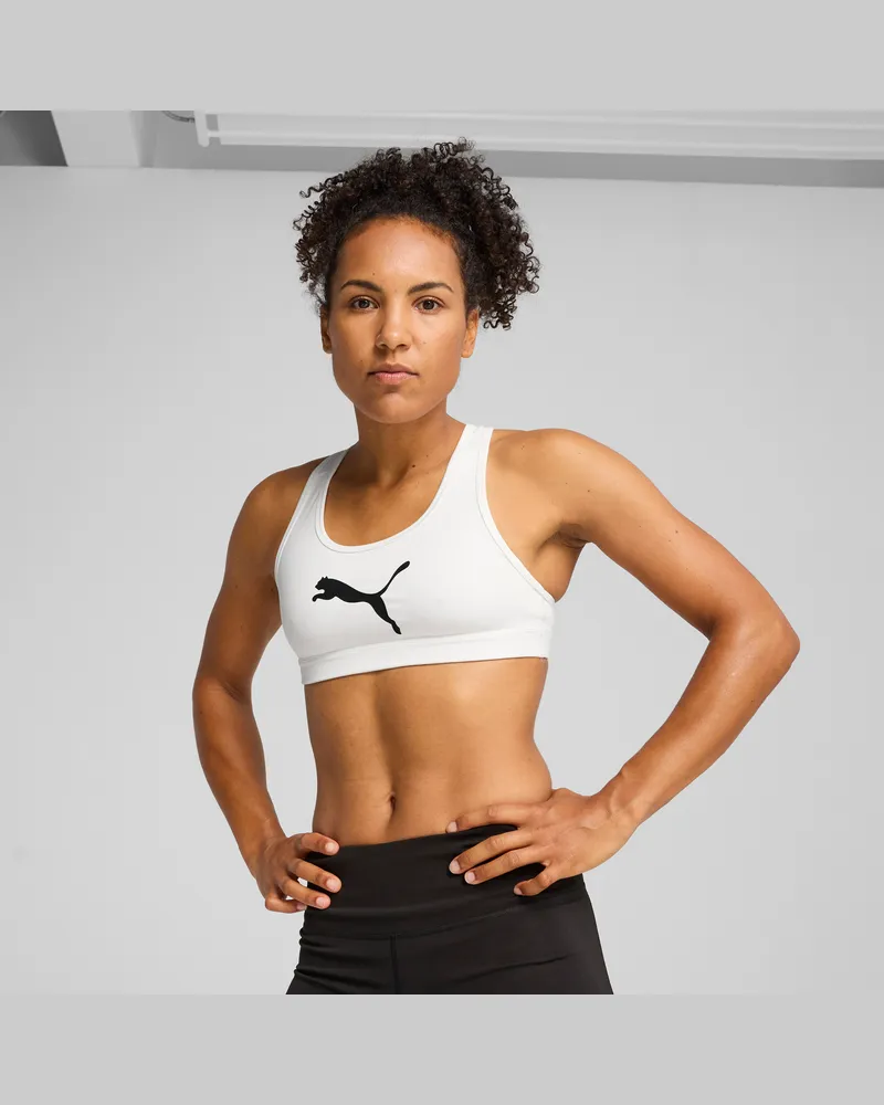 Puma Reggiseno 4KEEPS, Abbigliamento, Bianco White