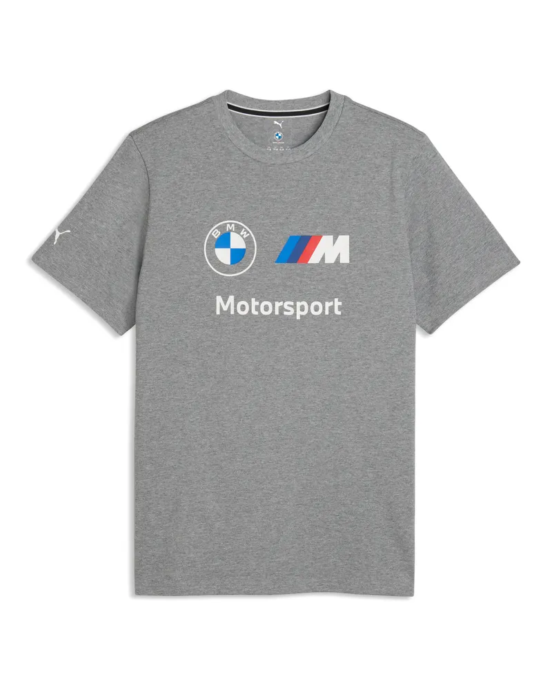 Puma T-shirt BMW M MOTORSPORT Essentials da uomo, Accessori, Grigio Gray