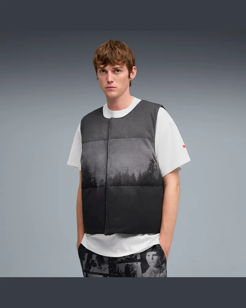 Puma x E.T. Gilet da basket double-face da uomo, Abbigliamento, Nero Black