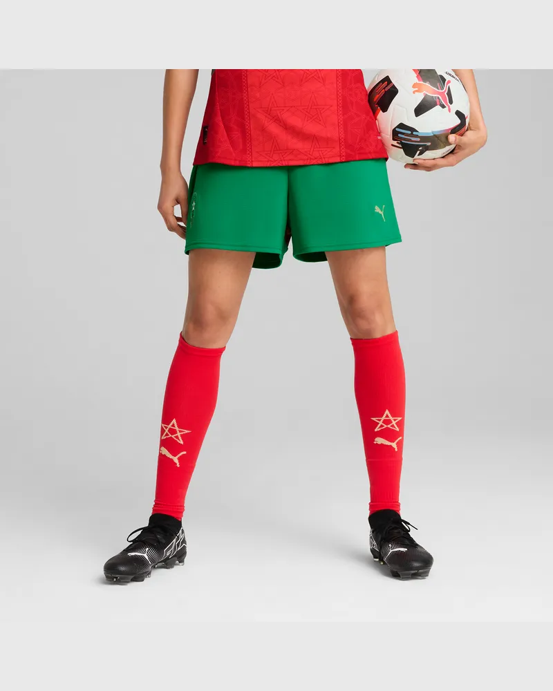 Puma Shorts Marocco 2025 da donna, Abbigliamento, Verde Green