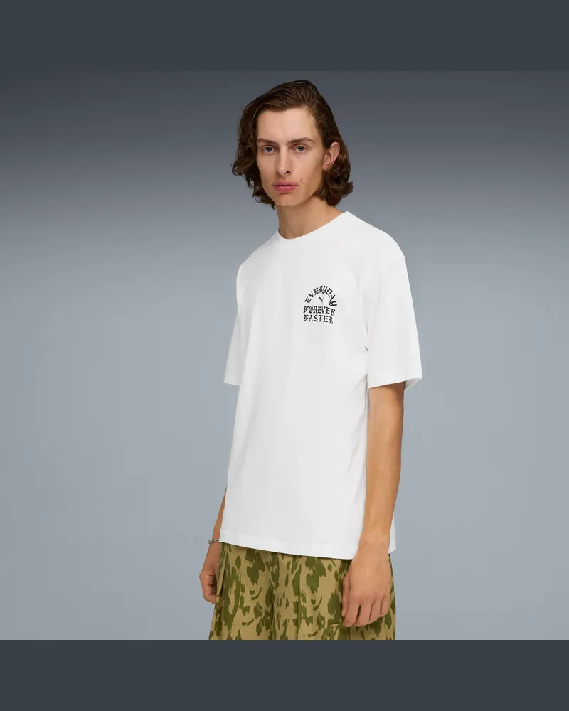 Puma T-shirt .NOW da uomo, Abbigliamento, Bianco White