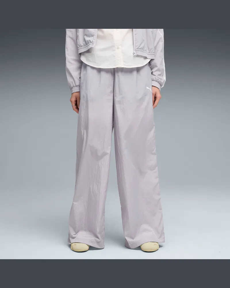 Puma Pantaloni in tessuto  dal taglio morbido da donna, Abbigliamento, Grigio Gray