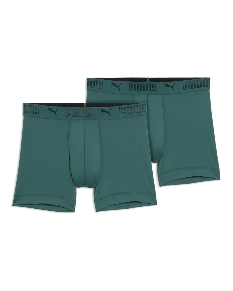 Puma Boxer Lifestyle in Microfibra Uomo (confezione da 1), Abbigliamento, Verde Green