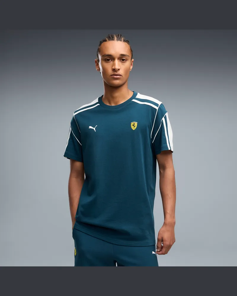Puma T-shirt Ferrari MT7 da uomo, Accessori, Blu Blue