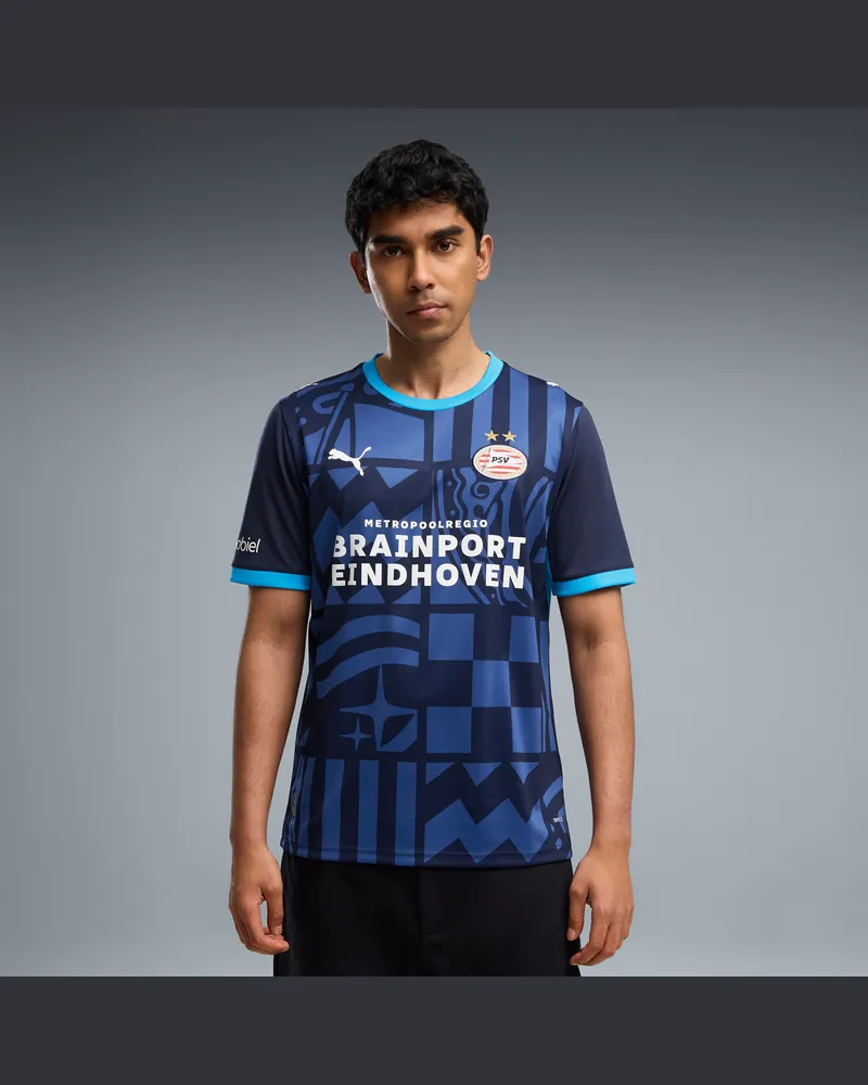 Puma Maglia Third PSV Eindhoven 26/27 da uomo, Abbigliamento, Blu Blue