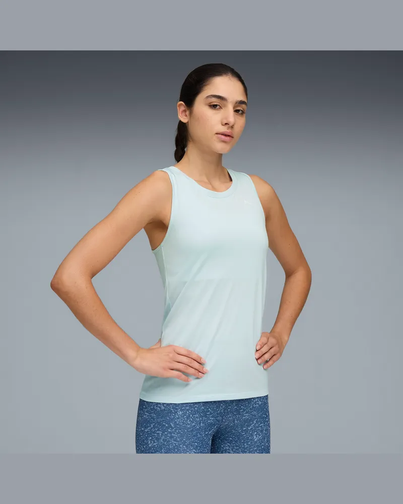 Puma Canotta senza maniche TED ESSENTIALS da donna, Abbigliamento, Blu Blue