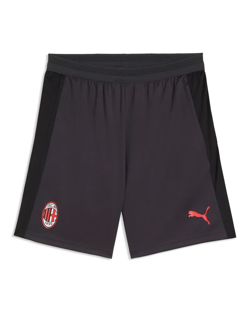 Puma Shorts da training aderenti AC Milan da uomo, Accessori, Grigio Gray