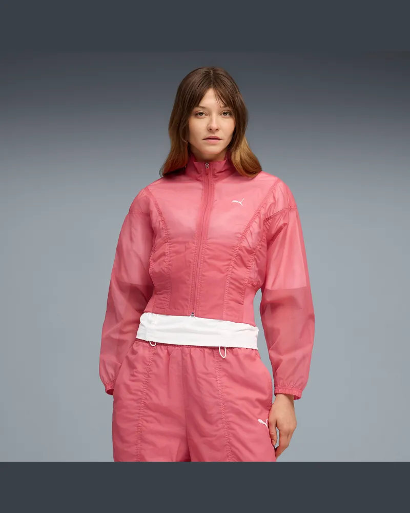 Puma Giacca oversize in tessuto Dare To da donna, Abbigliamento, Rosa Pink