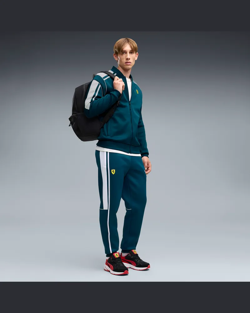 Puma Pantaloni sportivi Ferrari MT7 da uomo, Abbigliamento, Blu Blue