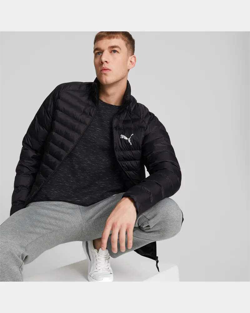 Puma Giacca PackLITE da uomo, Abbigliamento, Nero Black