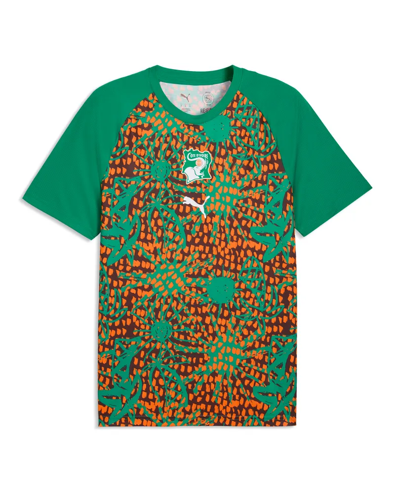 Puma Maglia da riscaldamento Costa d’Avorio da uomo, Accessori, Verde Green