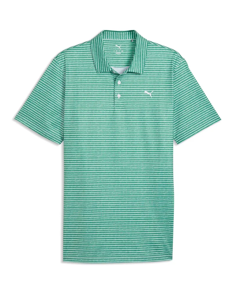 Puma Polo da golf MATTR Stadium da uomo, Abbigliamento, Bianco White