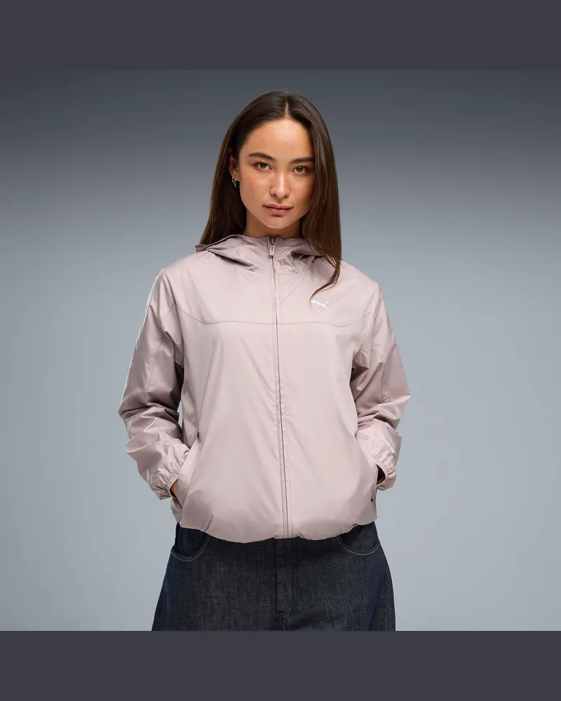Puma Giacca a vento Essentials vestibilità regolare da donna, Abbigliamento, Rosa Pink