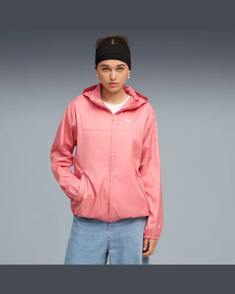 Puma Giacca a vento Essentials vestibilità regolare da donna, Abbigliamento, Rosa Pink