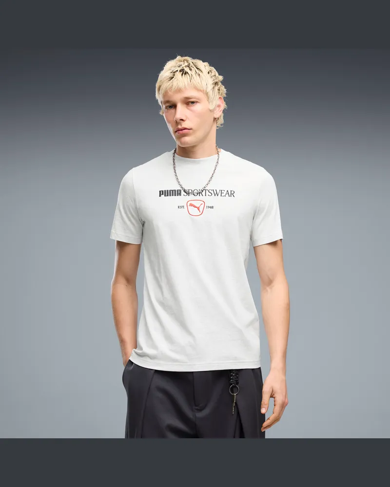 Puma T-shirt grafica  Class da uomo, Abbigliamento, Bianco White