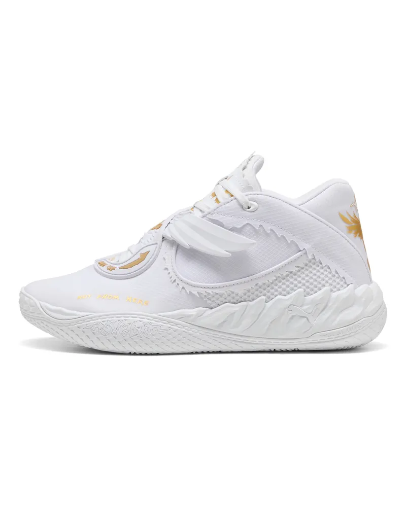 Puma Scarpe da basket MB.05 Mist unisex, Scarpe, Bianco White