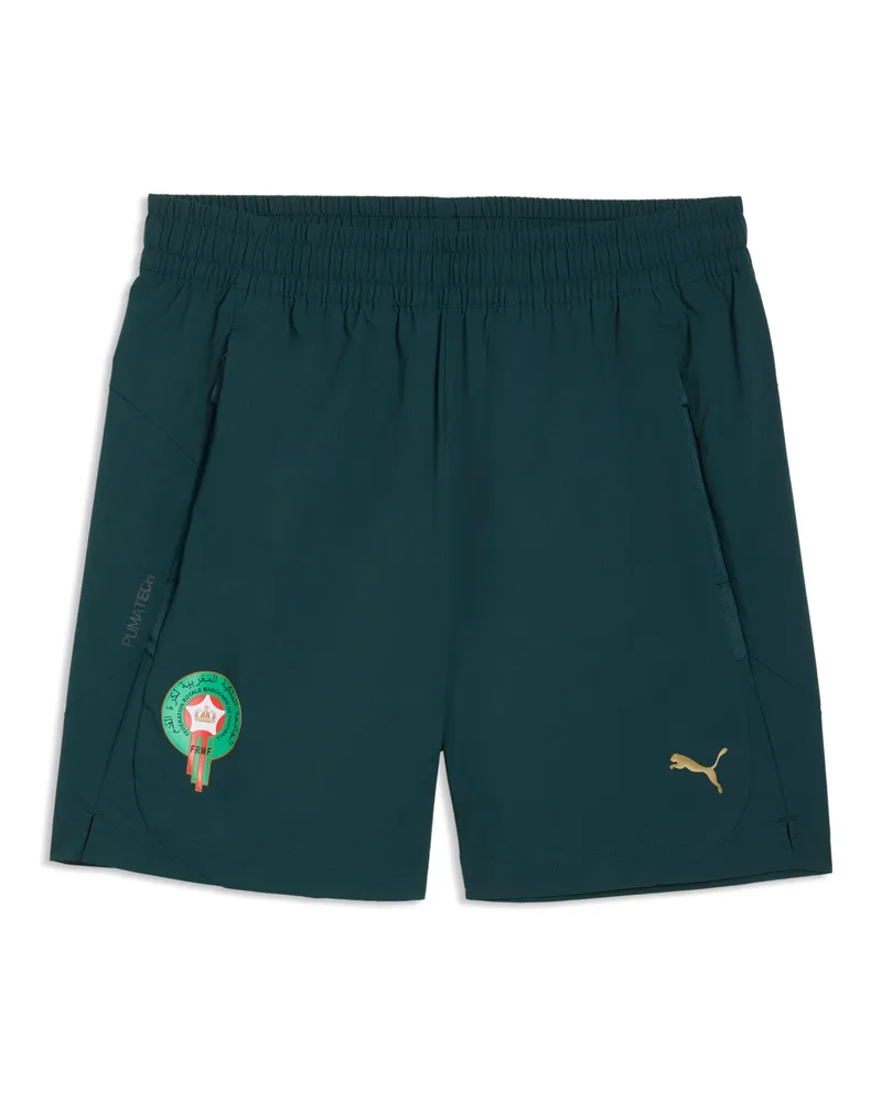 Puma Shorts in tessuto Marocco TECH dal taglio morbido da uomo, Accessori, Verde Green