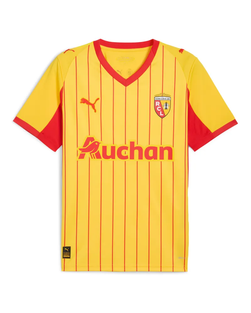 Puma Maglia gara Home RC Lens 25/26 da uomo, Accessori, Giallo Yellow