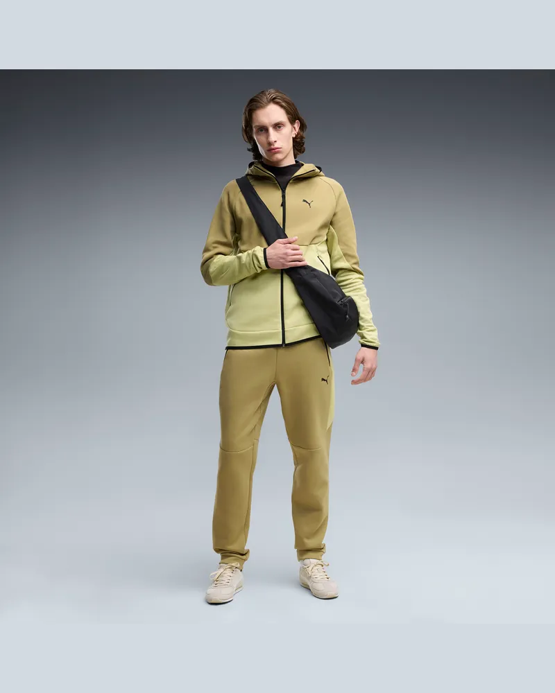 Puma Pantaloni TECH Elevated da uomo, Abbigliamento, Marrone Brown