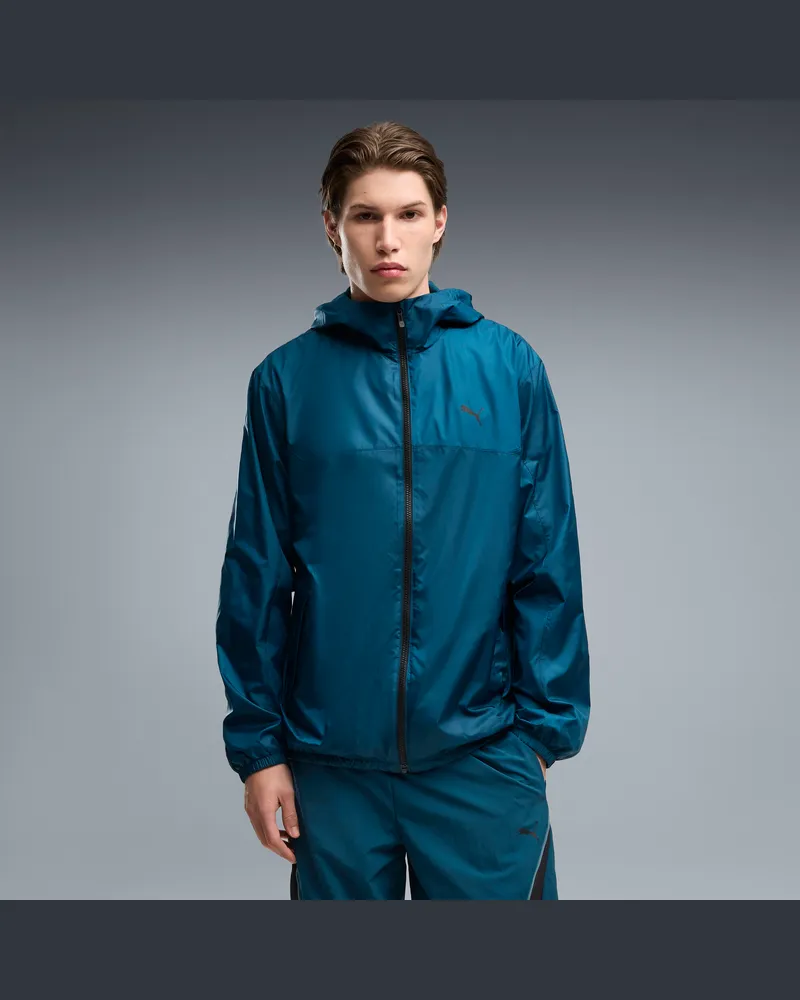 Puma Giacca a vento Essentials vestibilità regolare da uomo, Abbigliamento, Blu Blue