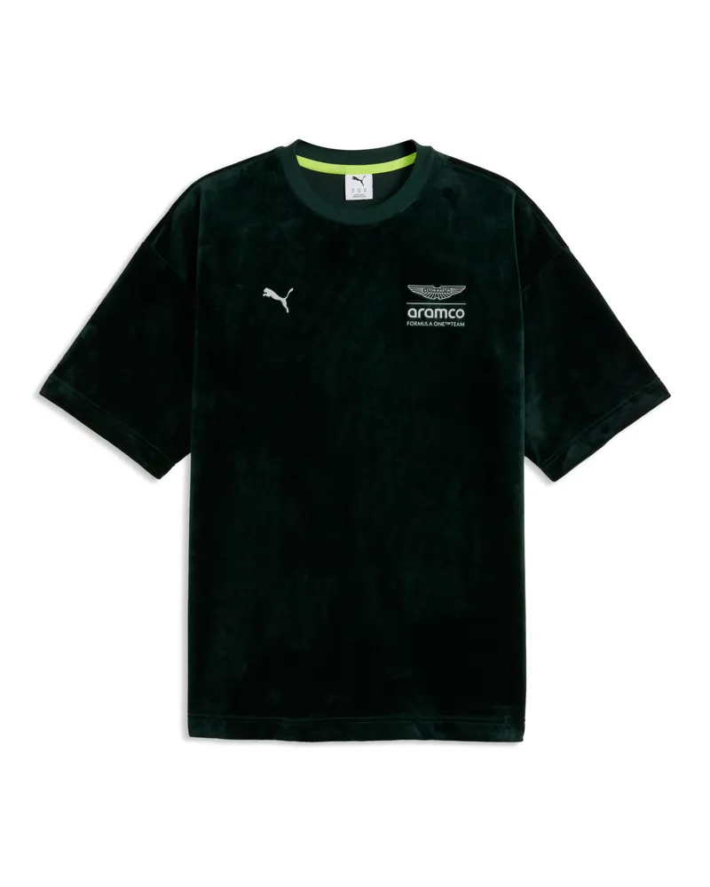 Puma T-shirt  x ASTON MARTIN ARAMCO F1® TEAM Lifestyle dal taglio morbido da uomo, Accessori, Verde Green