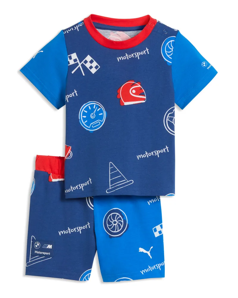 Puma Tuta BMW M Motorsport Essentials Sportswear per bimbi ai primi passi, Accessori, Blu Blue