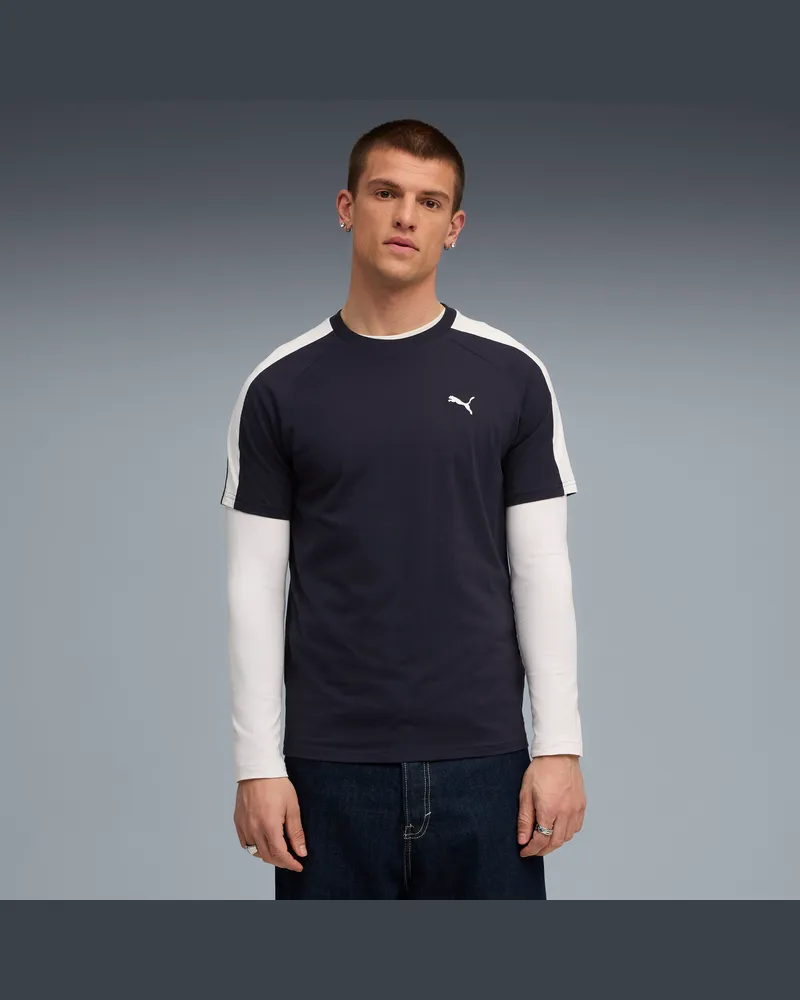 Puma T-shirt T7 da uomo, Abbigliamento, Blu Blue