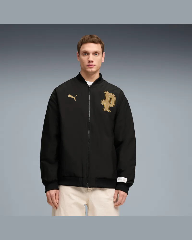Puma Giacca bomber Manchester City 10th Anniversary da uomo, Abbigliamento, Nero Black