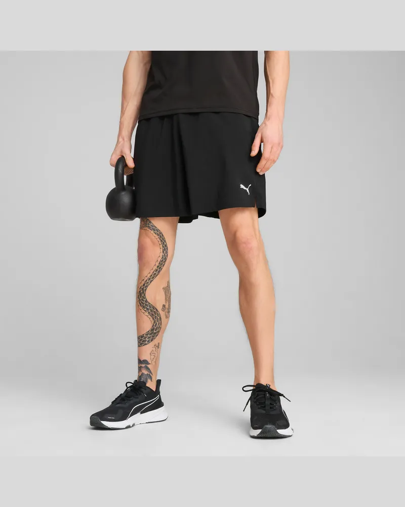 Puma Shorts in tessuto TAD ESSENTIALS da 7" da uomo, Abbigliamento, Nero Black