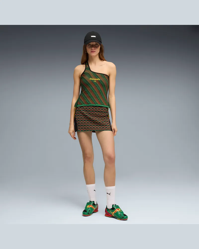 Puma Gonna  x AHLUWALIA T7 da donna, Abbigliamento, Verde Green