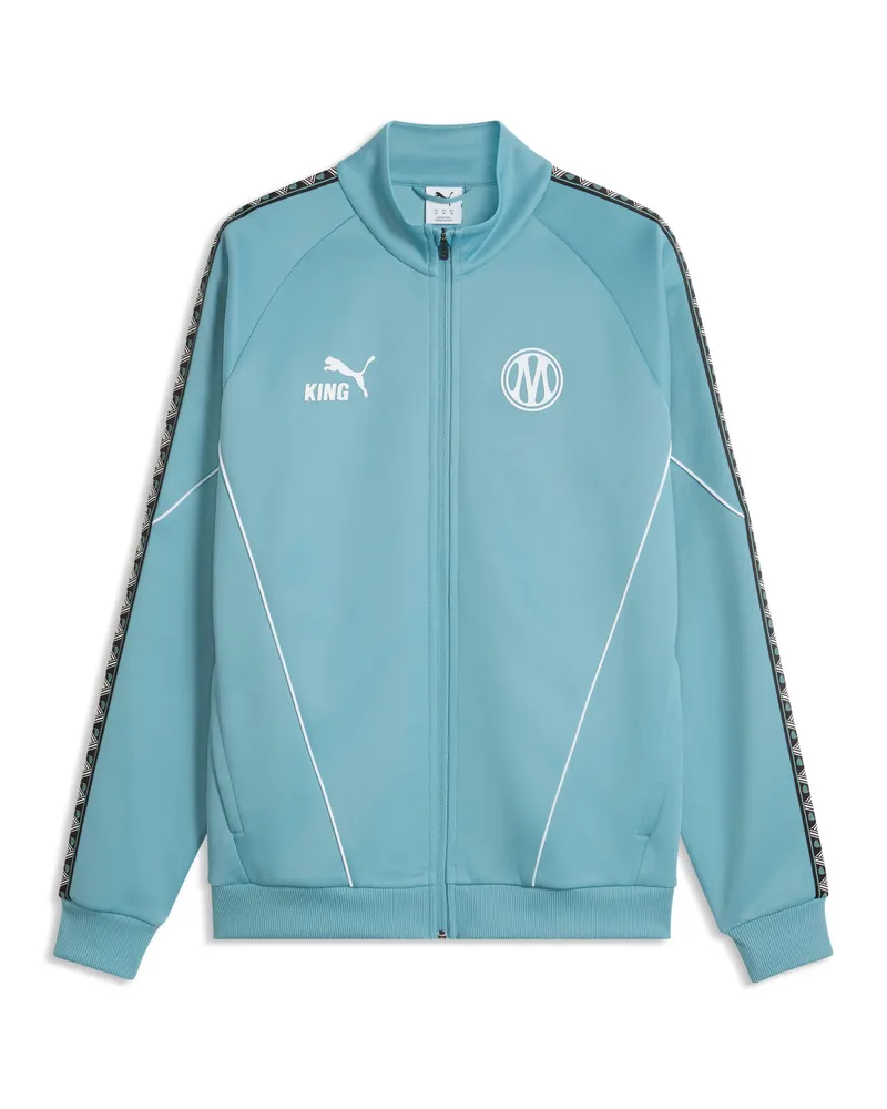 Puma Giacca con zip Olympique de Marseille KING Anthem da uomo, Accessori, Blu Blue