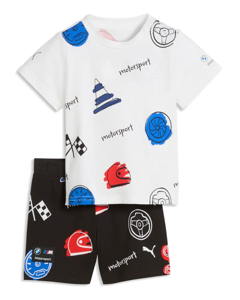 Puma Tuta BMW M Motorsport Essentials Sportswear per bimbi ai primi passi, Accessori, Nero Black