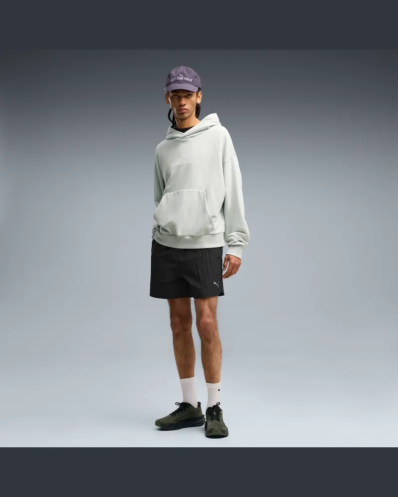 Puma Shorts in tessuto Run Culture Collective T7 5'' dal taglio morbido da uomo, Abbigliamento, Nero Black