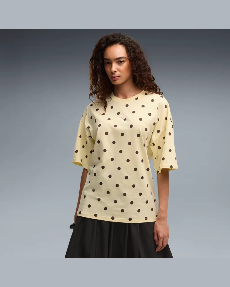 Puma T-shirt oversize da donna, Abbigliamento, Giallo Yellow