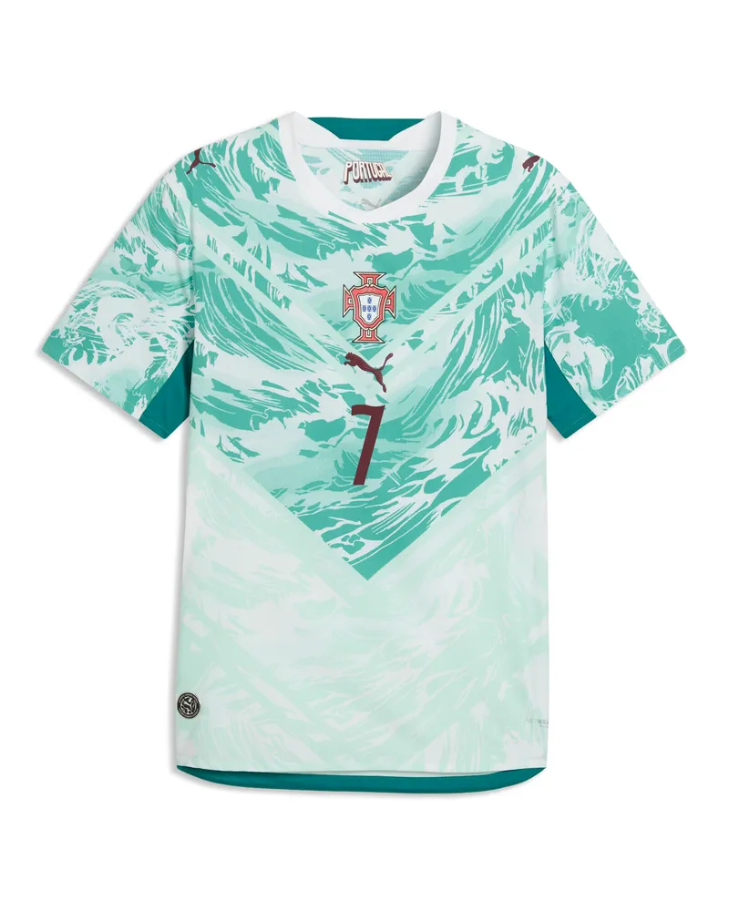 Puma Maglia da gioco Away Portogallo Authentic da uomo, Accessori, Bianco White