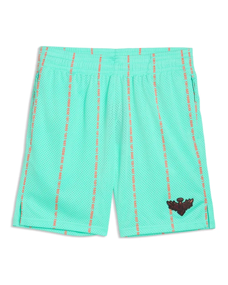 Puma Shorts da basket Melo Alwayz On 1 da 7” da uomo, Accessori, Verde Green