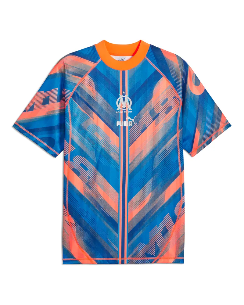 Puma Maglia vintage Olympique de Marseille ftblSTATEMENT da uomo, Accessori, Arancione Orange