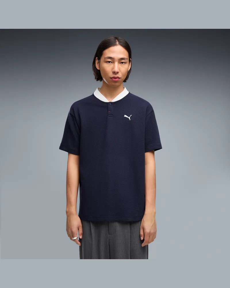 Puma Polo  Class dal taglio morbido da uomo, Abbigliamento, Blu Blue