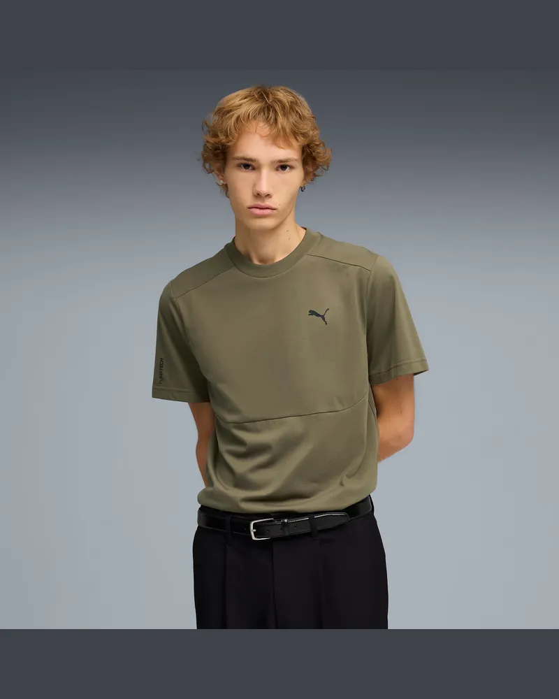 Puma T-shirt TECH da uomo, Accessori, Verde Green