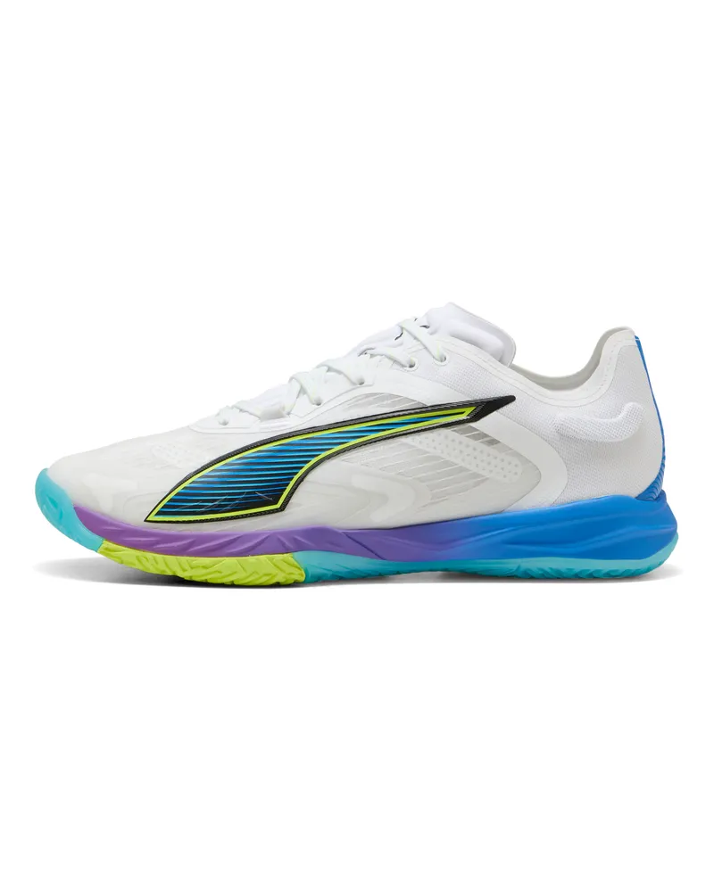 Puma Scarpe da pallamano Accelerate NITRO™ SQD 4 Game On unisex, Scarpe, Bianco White