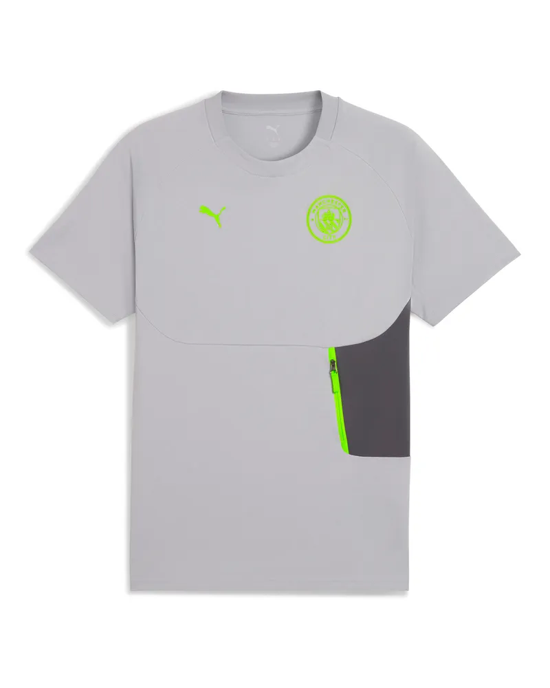Puma T-shirt Manchester City TECH da uomo, Accessori, Grigio Gray