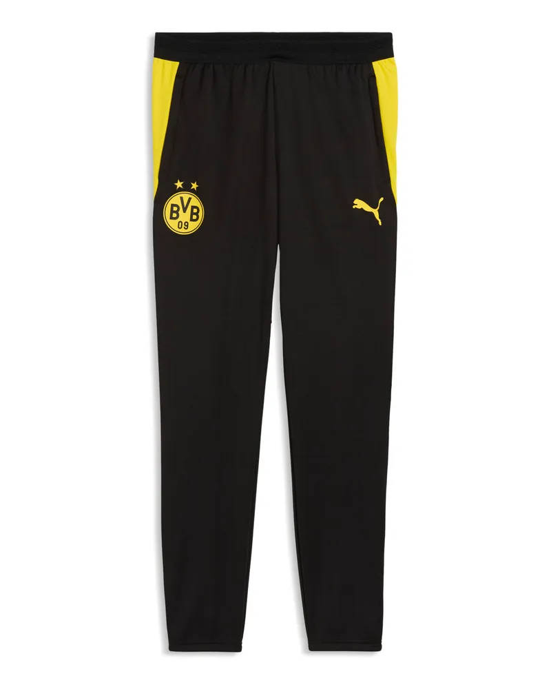 Puma Pantaloni da training aderenti Borussia Dortmund da uomo, Accessori, Nero Black