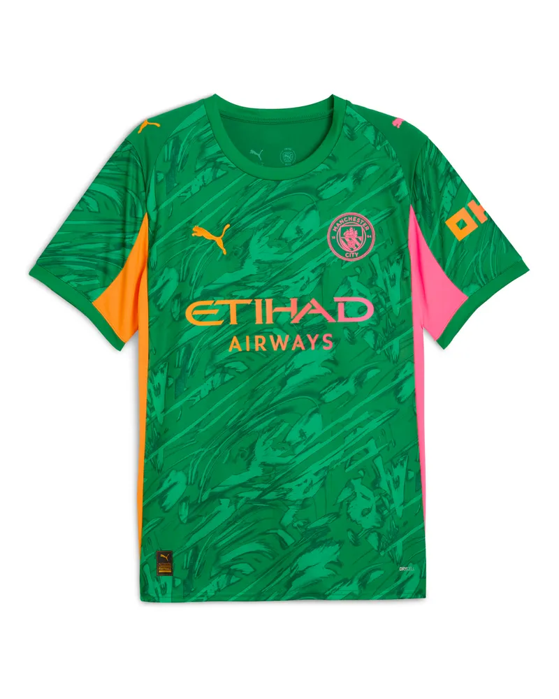 Puma Maglia da portiere Manchester City 25/26 da uomo, Accessori, Verde Green